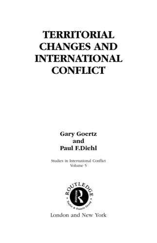 Territorial changes and international conflict