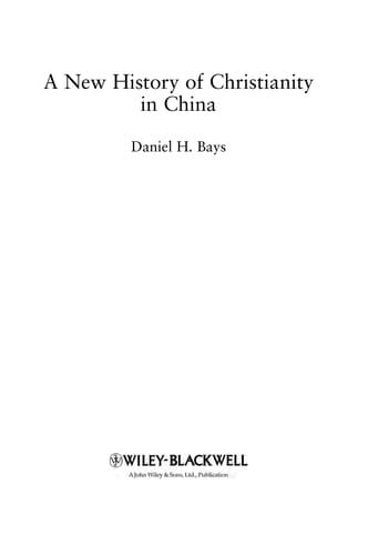 A new history of Christianity in China