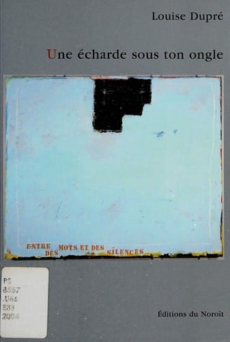 Une écharde sous ton ongle