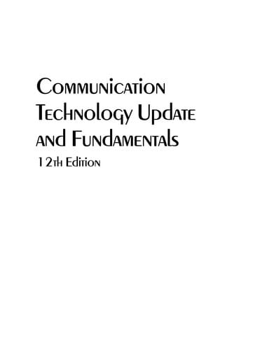 Communication technology update and fundamentals