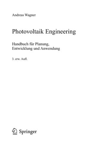 Photovoltaik engineering