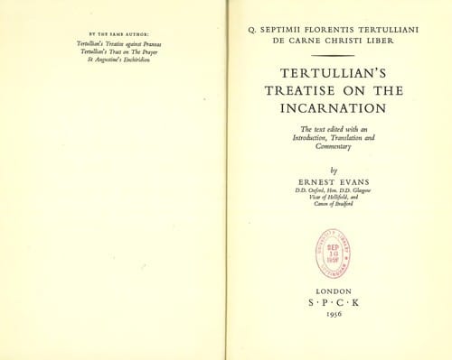 Treatise on the incarnation