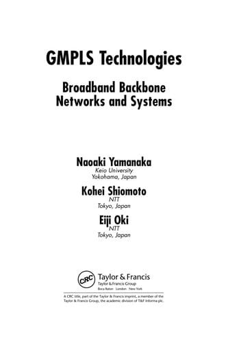 GMPLS technologies