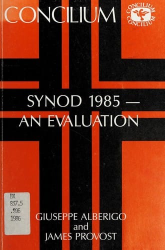 Synod 1985, an evaluation