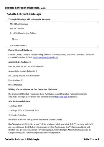 Lehrbuch Histologie
