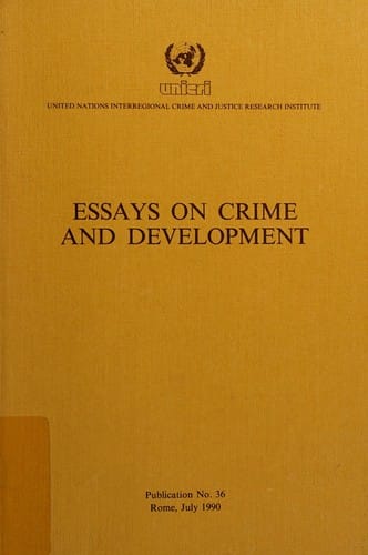Essays on crime and development
