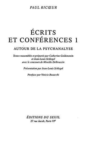 Écrits et conférences