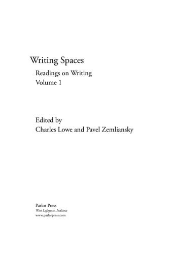 Writing spaces