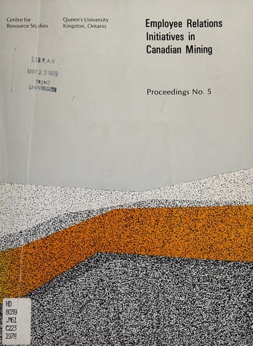 Employee relations initiatives in Canadian mining