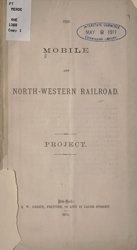 The Mobile and North-Western Railroad