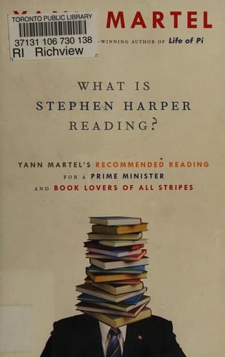 What Is Stephen Harper Reading?