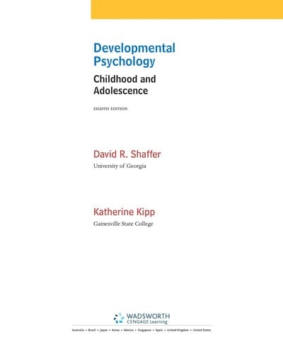 Developmental psychology