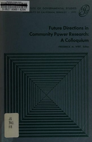 Future directions in community power research