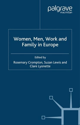Women, men, work, and family in Europe