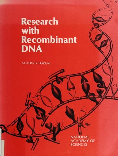 Research with recombinant DNA