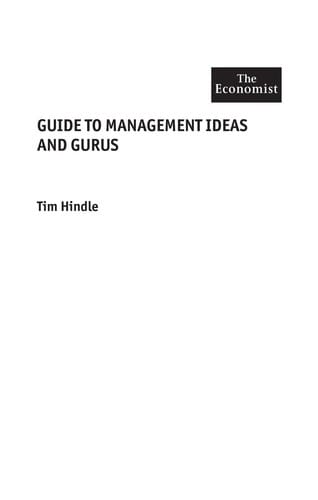 Guide to management ideas and gurus