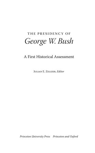 The presidency of George W. Bush