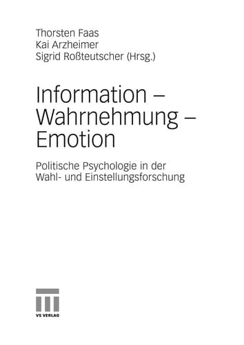 Information, Wahrnehmung, Emotion