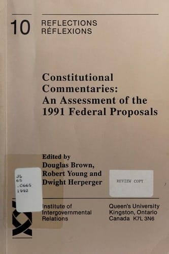 Constitutional commentaries