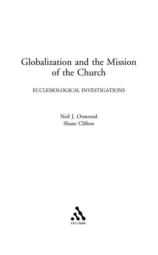 Globalization and the mission of the church