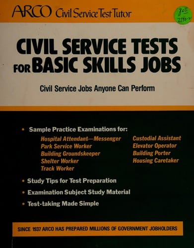 Civil service tests for basic skills jobs