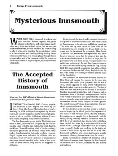 Escape from Innsmouth