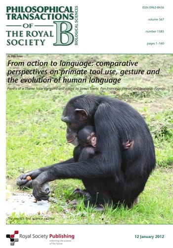 From action to language: comparative perspectives on primate tool use, gesture and the evolution of human language