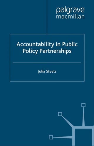 Accountability in public policy partnerships