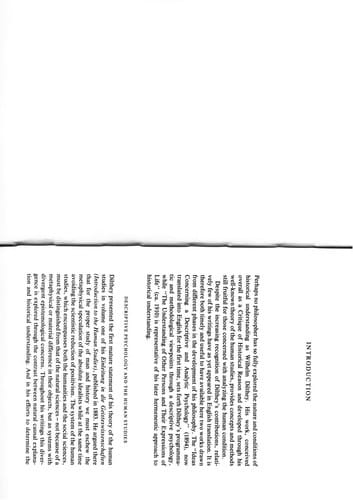 Descriptive psychology and historical understanding