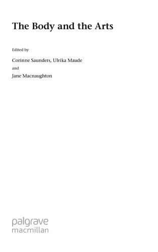 The body and the arts