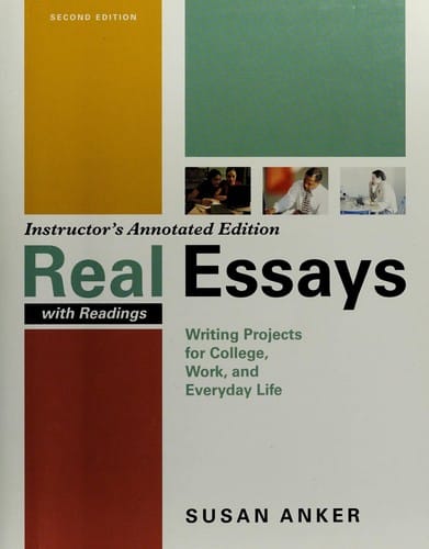 Real essays with readings