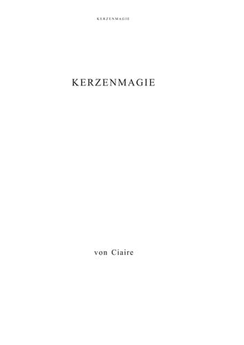 Kerzenmagie
