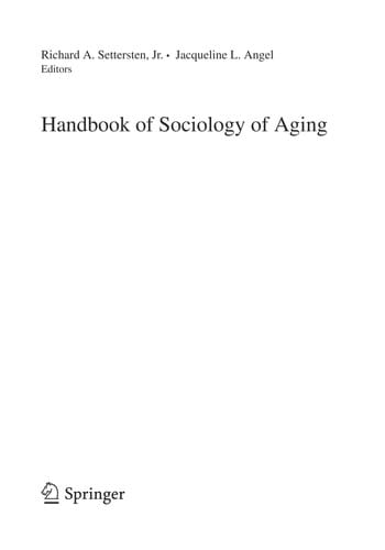 Handbook of sociology of aging