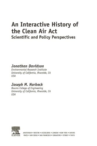 An interactive history of the Clean Air Act