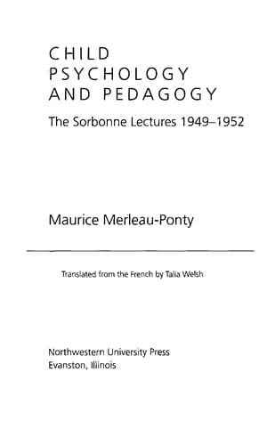 Child psychology and pedagogy