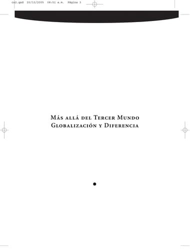 Más allá del tercer mundo
