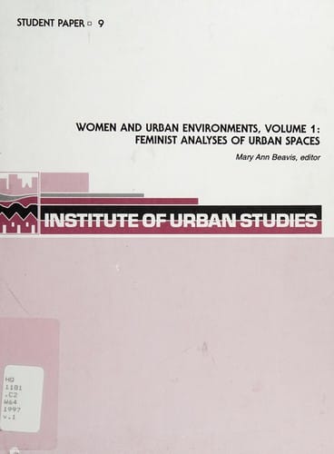 Women and urban environments