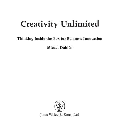 Creativity unlimited