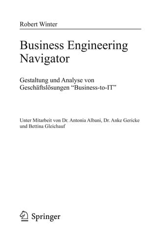 Business Engineering Navigator