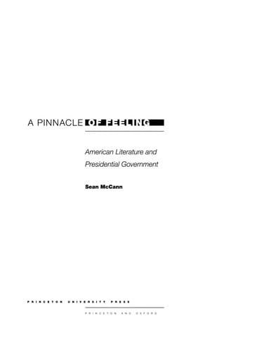 A pinnacle of feeling