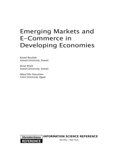Emerging markets and e-commerce in developing economies