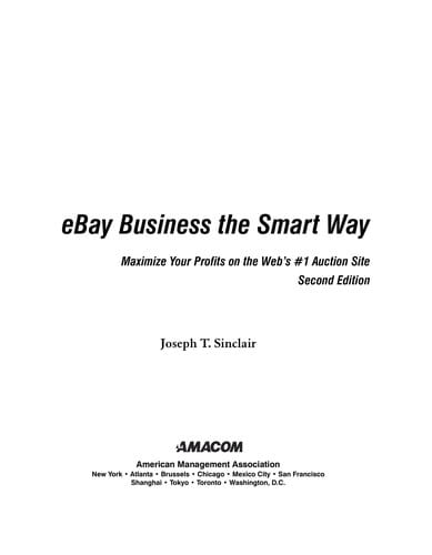 EBay business the smart way