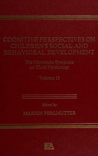 Cognitive perspectives on children's social and behavioral development