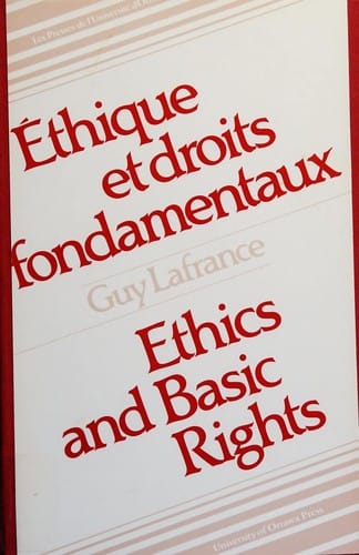 Éthique et droits fondamentaux
