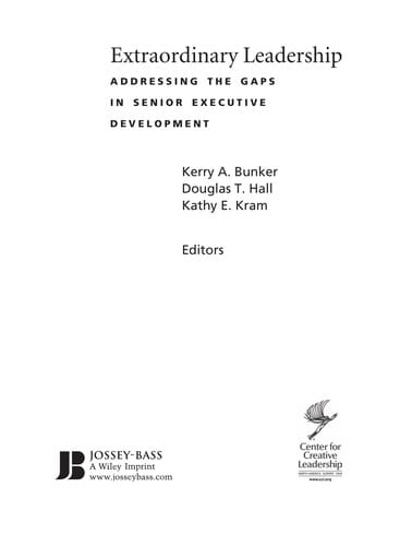 Extraordinary leadership