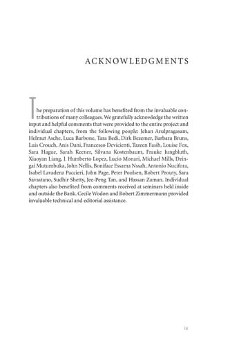 Analyzing the distributional impact of reforms