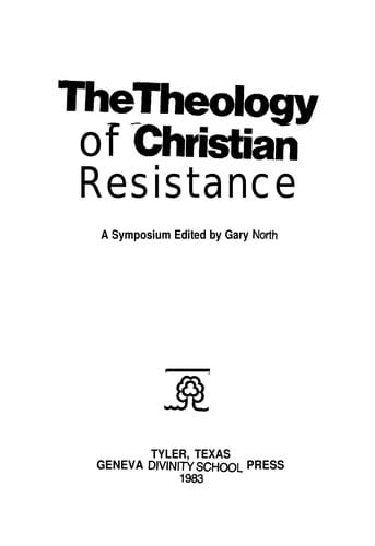 The Theology of Christian resistance