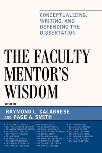 The faculty mentor's wisdom