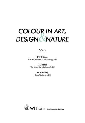 Colour in art, design & nature