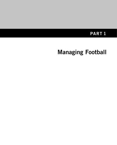 Managing football